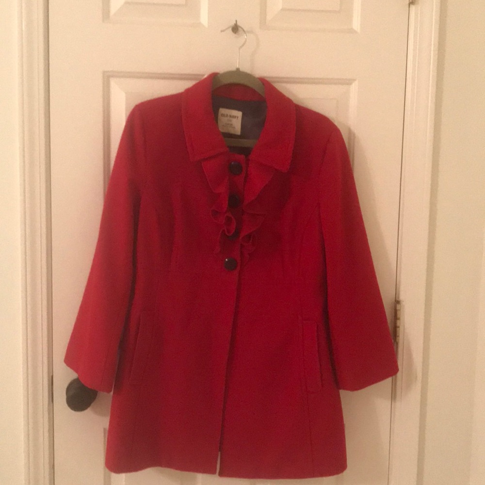 Ruffle coat